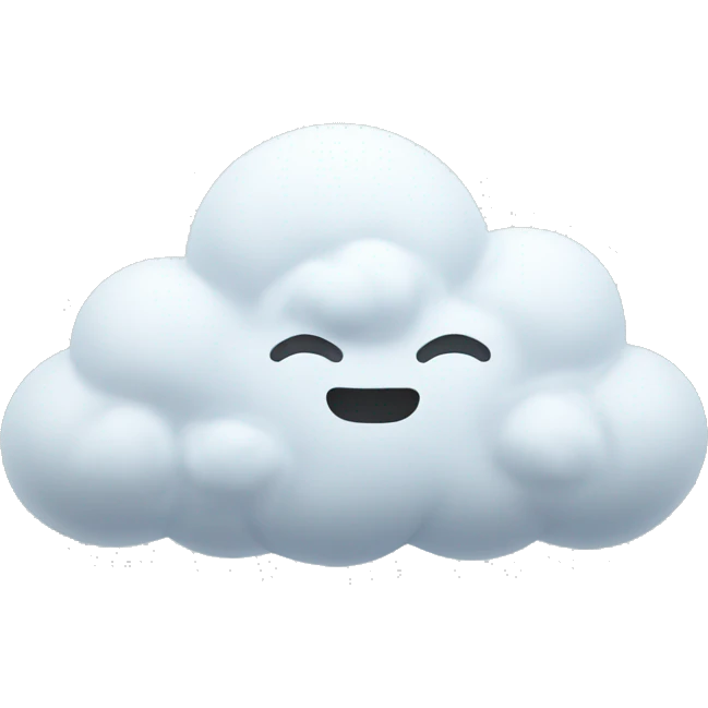 snow like cloud  emoji