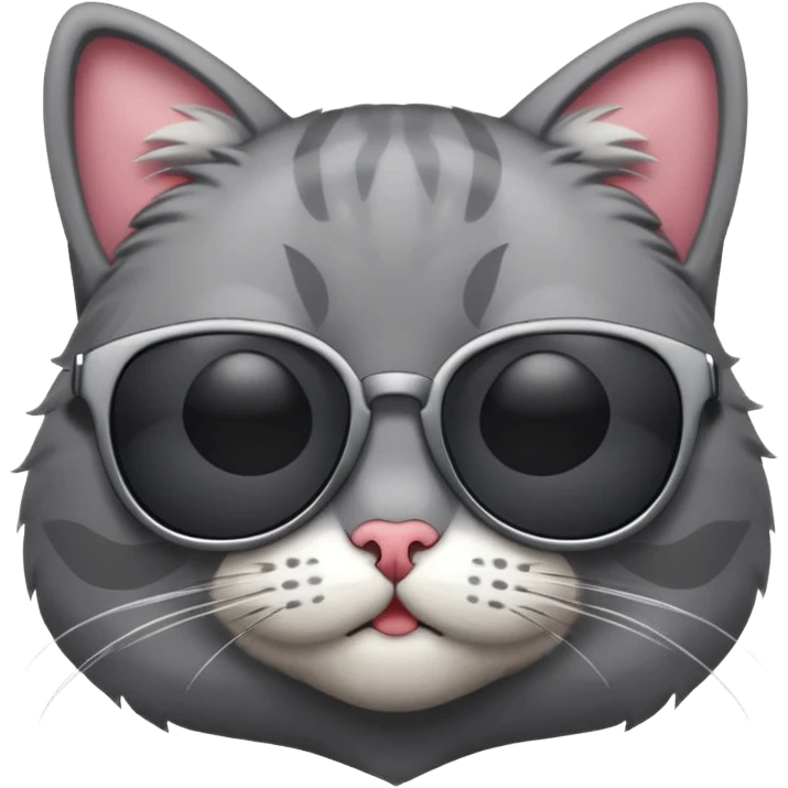 Cat wearing sunglasses emoji