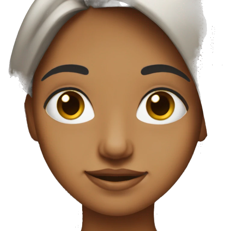 Indian girl,  fair, straight hairs, emoji