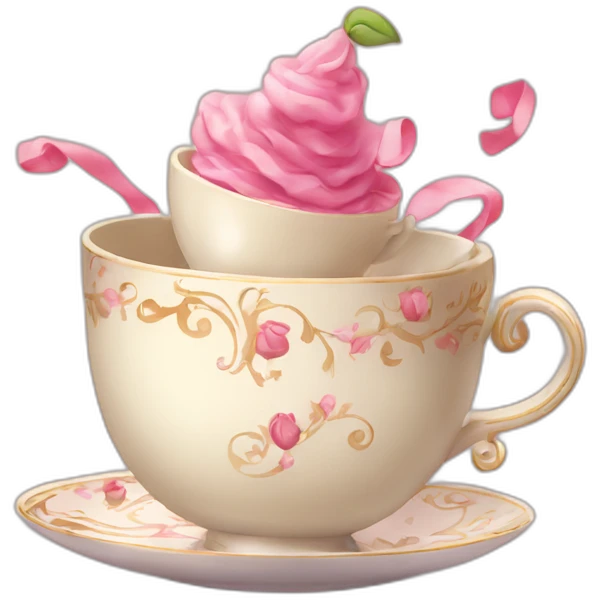 dancing teacup emoji
