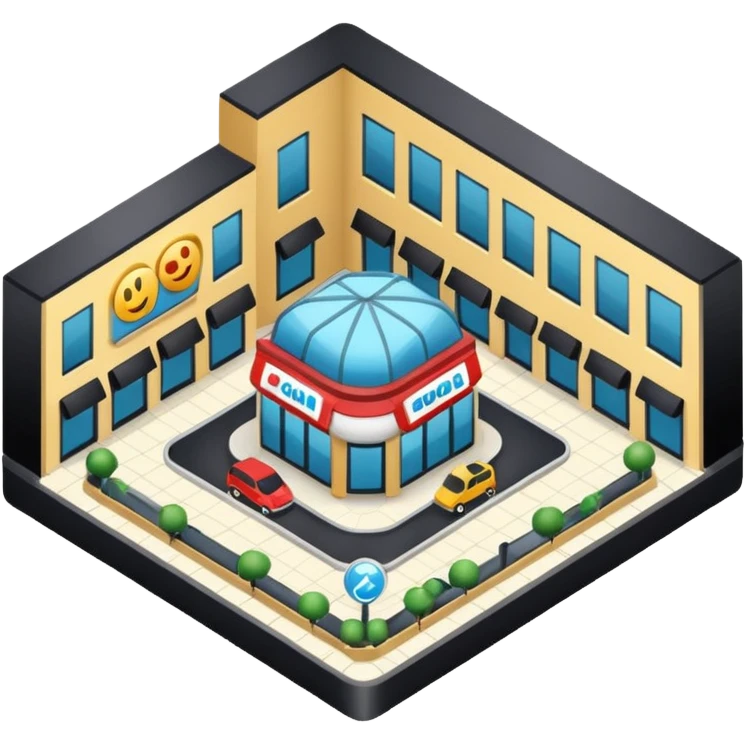 shopping mall emoji