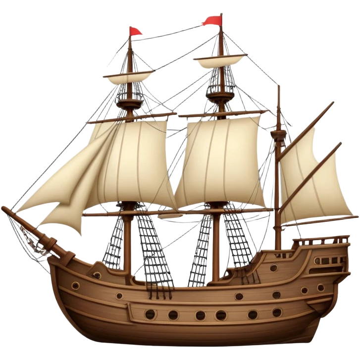 war ship 19 century emoji