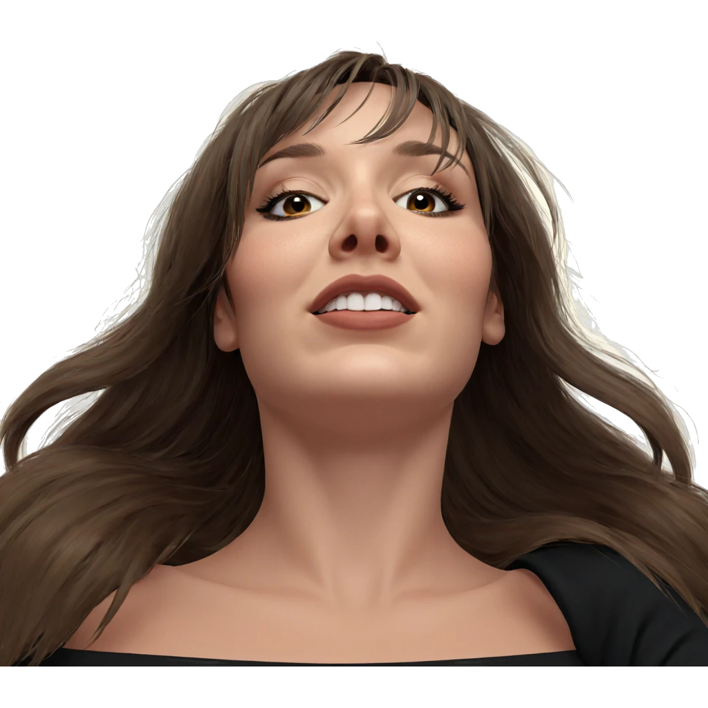 realistic portrait of a girl emoji