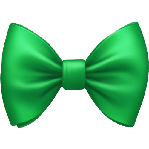 green bow emoji
