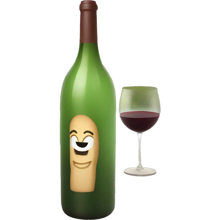 Xxl wine bottle emoji