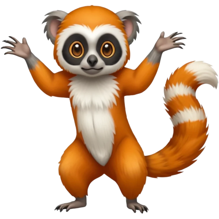 Cacomistl-Tamarin-Lemur-hybrid (full body) emoji