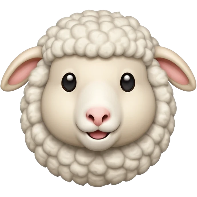 silly sheep emoji