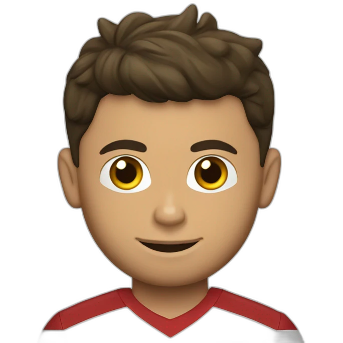 Cristiano Ronaldo avec le maillot du Portugal emoji