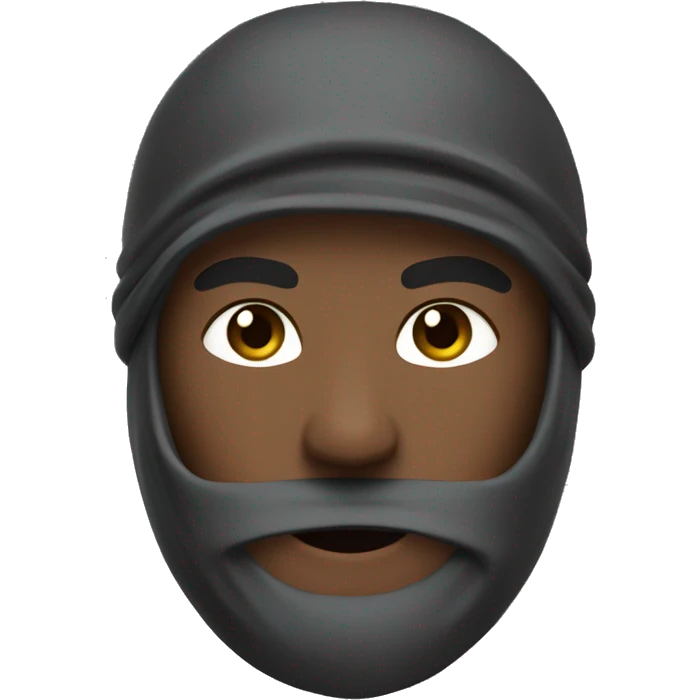 Le Ninja brun de nonja emoji
