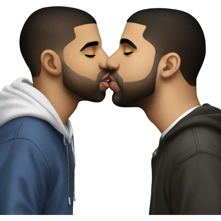 drake kissing drake kissing drake kissing drake emoji