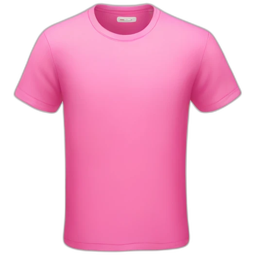 pink tee emoji