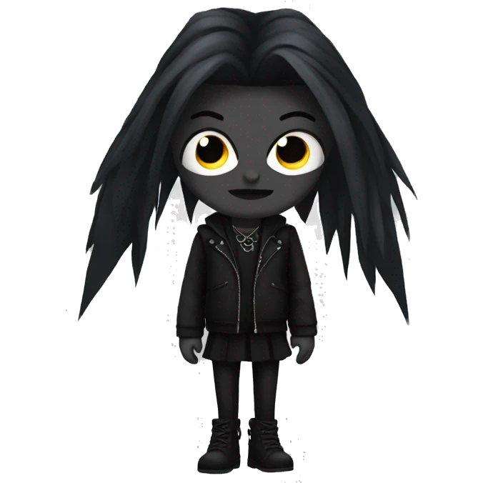 Goth emoji emoji