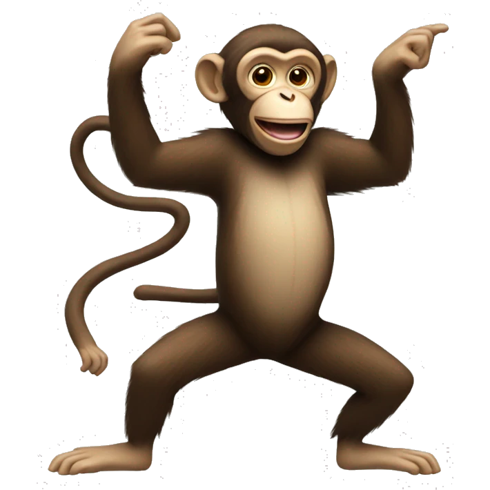 Monkey dancing emoji