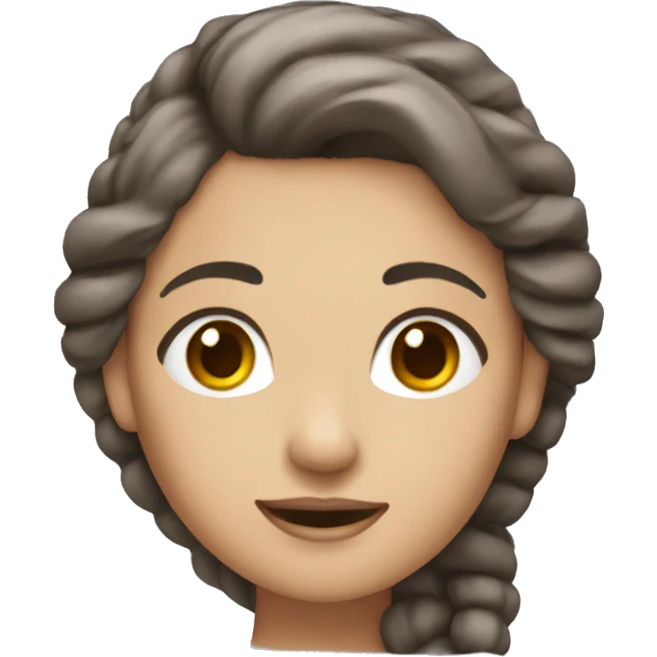 woman with brow hair,pretty hairband and cmera emoji