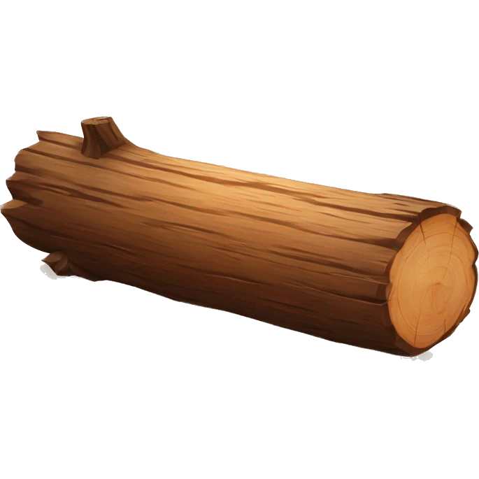wooden log emoji