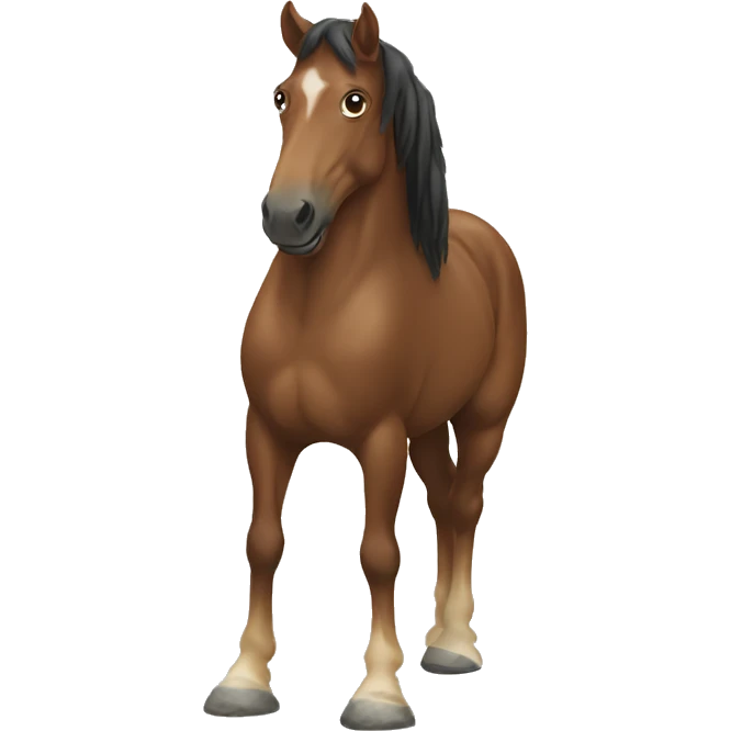 horse with human feet emoji