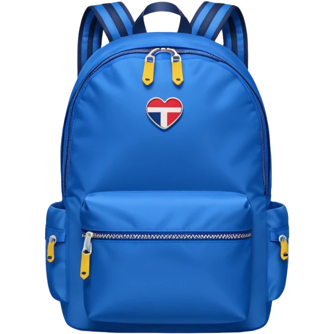 blue backpack with tommyjeans logo emoji