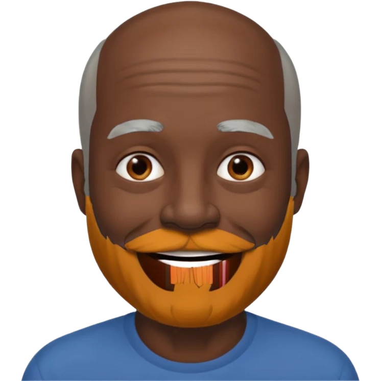 my dad buts he is black and not old with a grey beard and no hair i said gray hair emoji