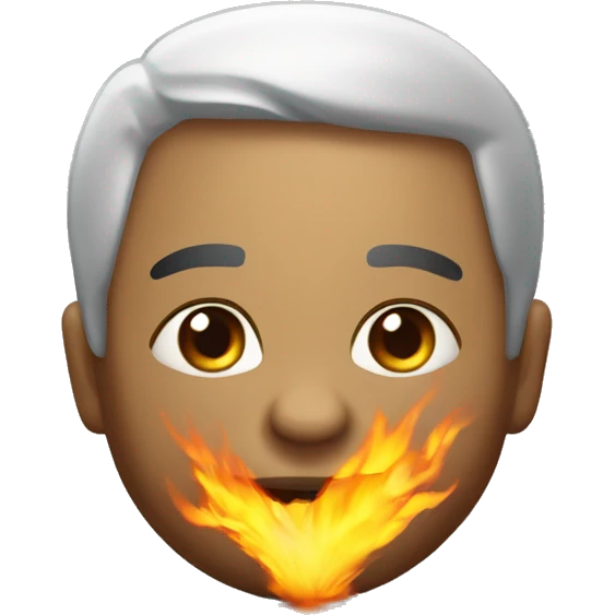 Balança com fogo emoji