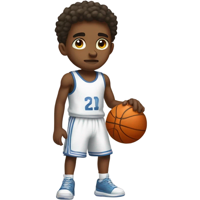 Boy playing basketball  emoji