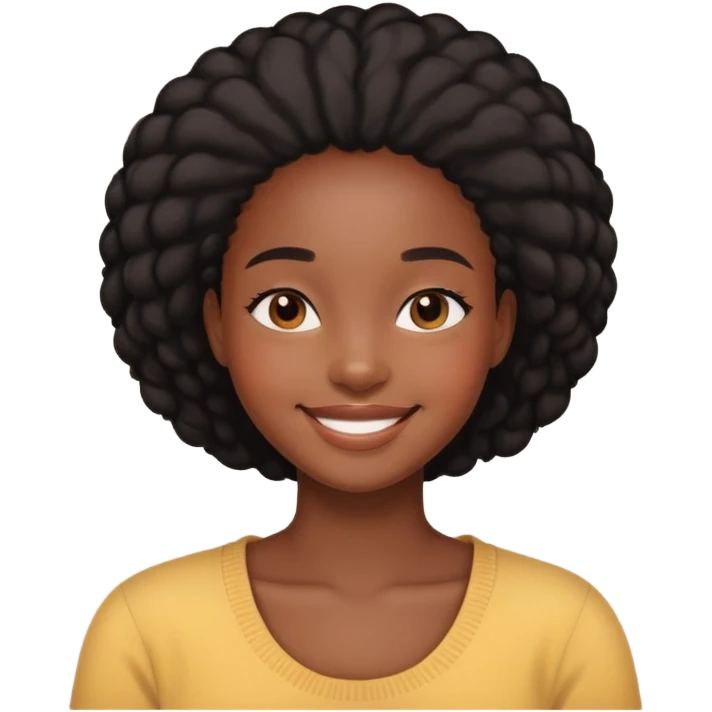 intimate indoor moment black girl emoji