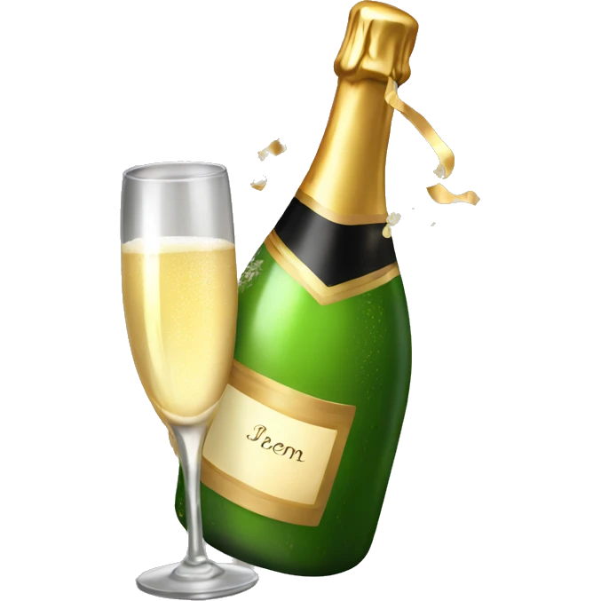 Champagne  emoji