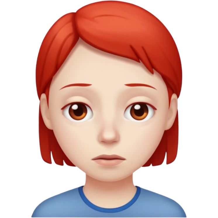 Redness, tired eyes emoji