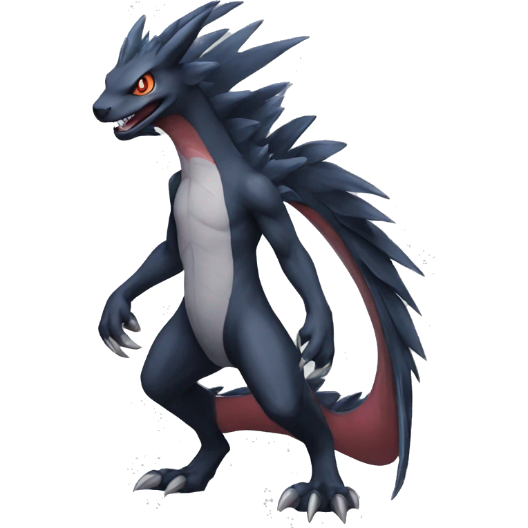 Edgy Cool Nargacuga-Pokémon-Fakémon Full Body High Quality emoji