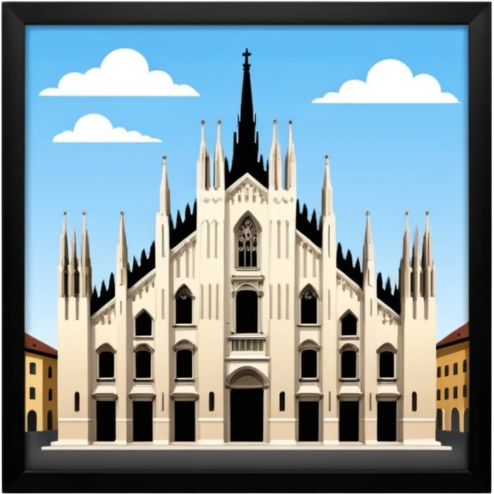 milan cathedral emoji