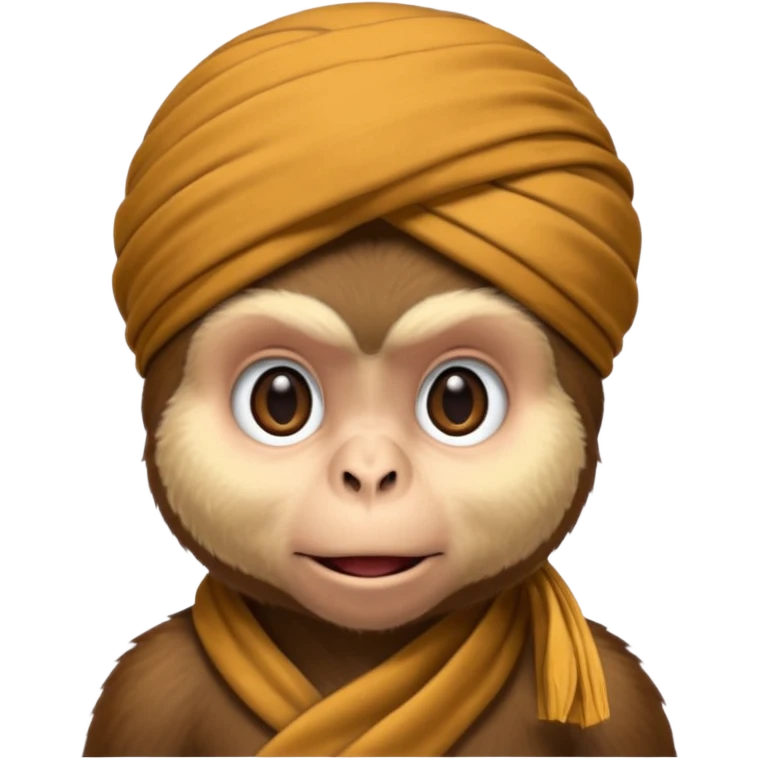monkey in turban emoji