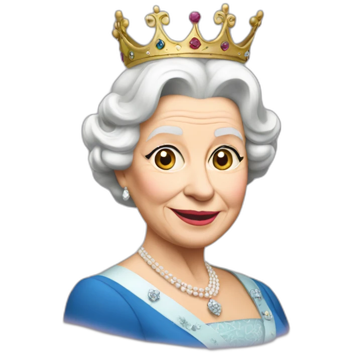 queen Elizabeth the second emoji
