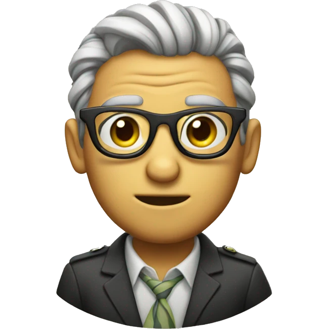 zepbra wearing glasses emoji