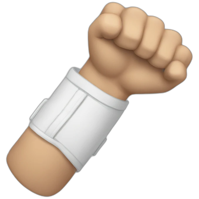 Pumped forearm emoji