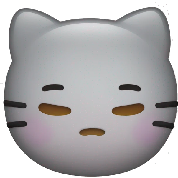 hello kitty tired emoji