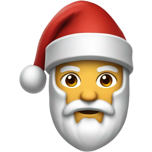 spartan male wearing santa hat emoji