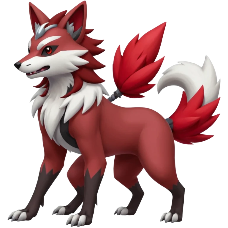 Lycanroc-Zangoose-Zoroark-Obstagoon-fusion emoji