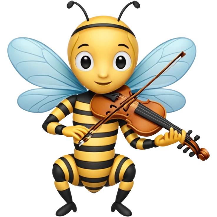 violinplayer bee emoji