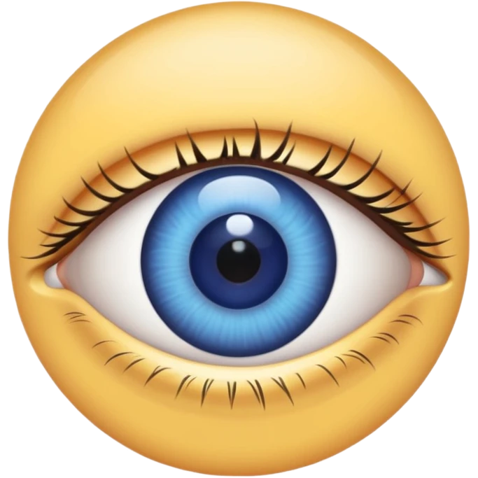Blue eye emoji