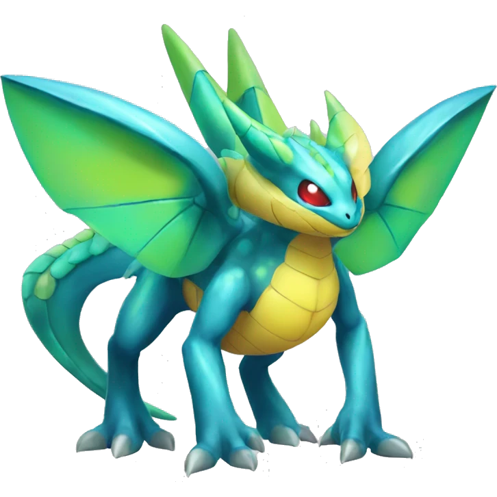 Shiny Colorful Heracross-Vikavolt-Dragon-Pokémon Full Body emoji