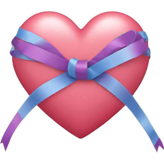 heart with ribbons emoji
