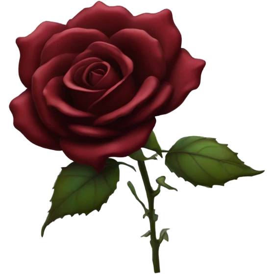 bloody rose emoji