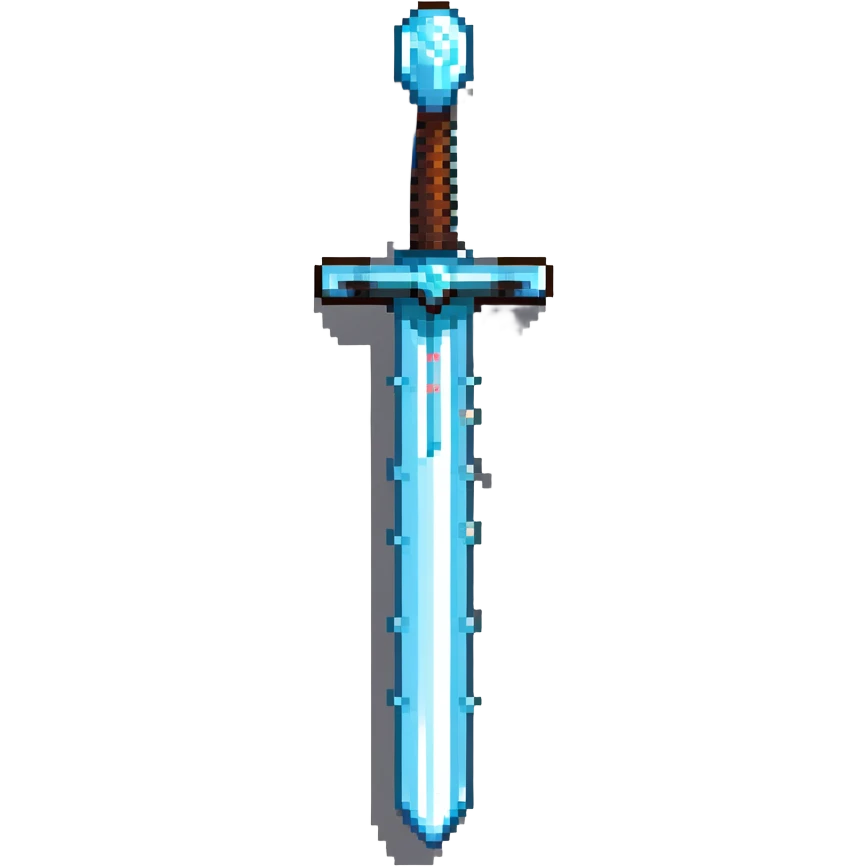 Minecraft diamond sword emoji