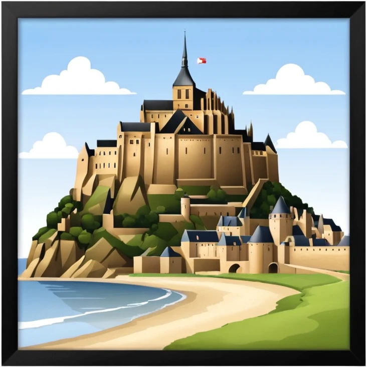 mont saint michel emoji
