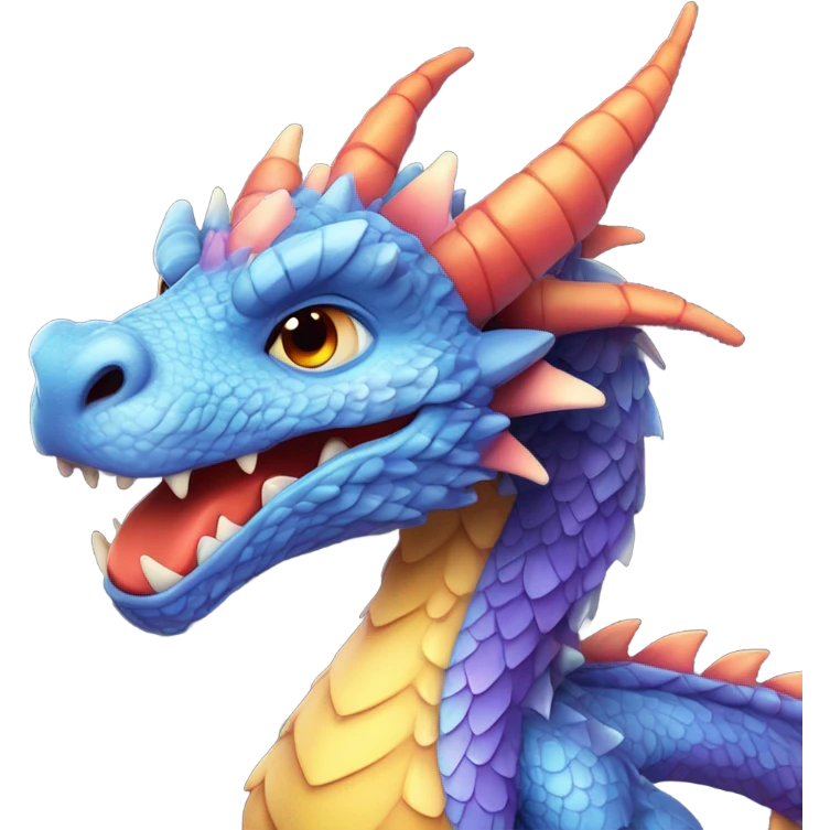 Dragon with a heart emoji