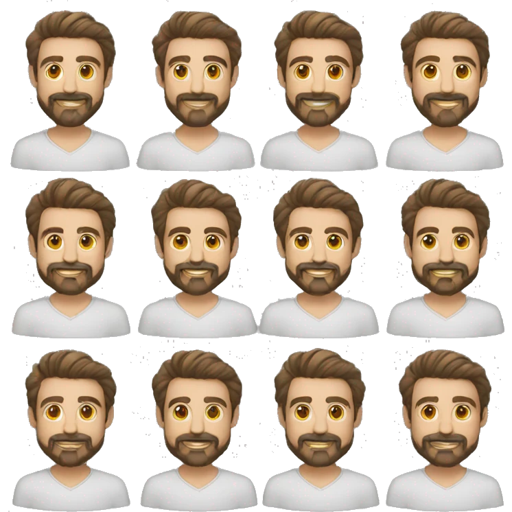 man, -dar hair, -goatee, turkish, alpinist emoji
