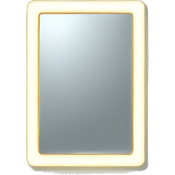 Light up mirror emoji