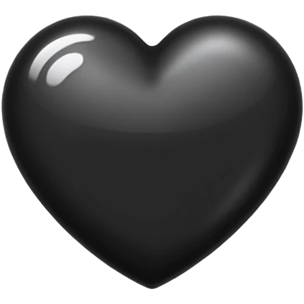 Black heart emoji