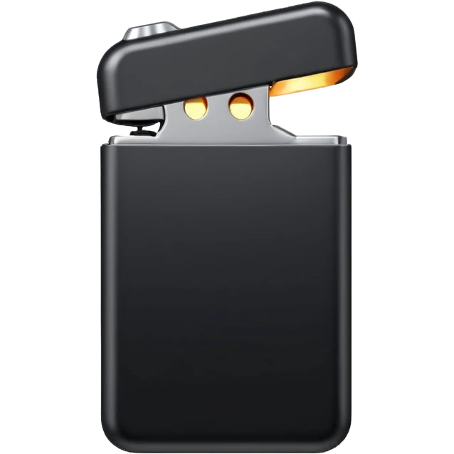black lighter emoji