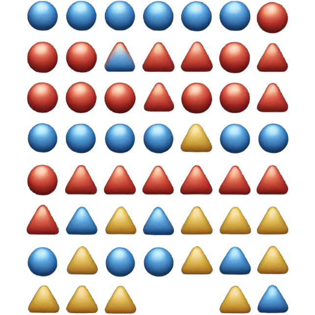 16 balls in a triangle emoji
