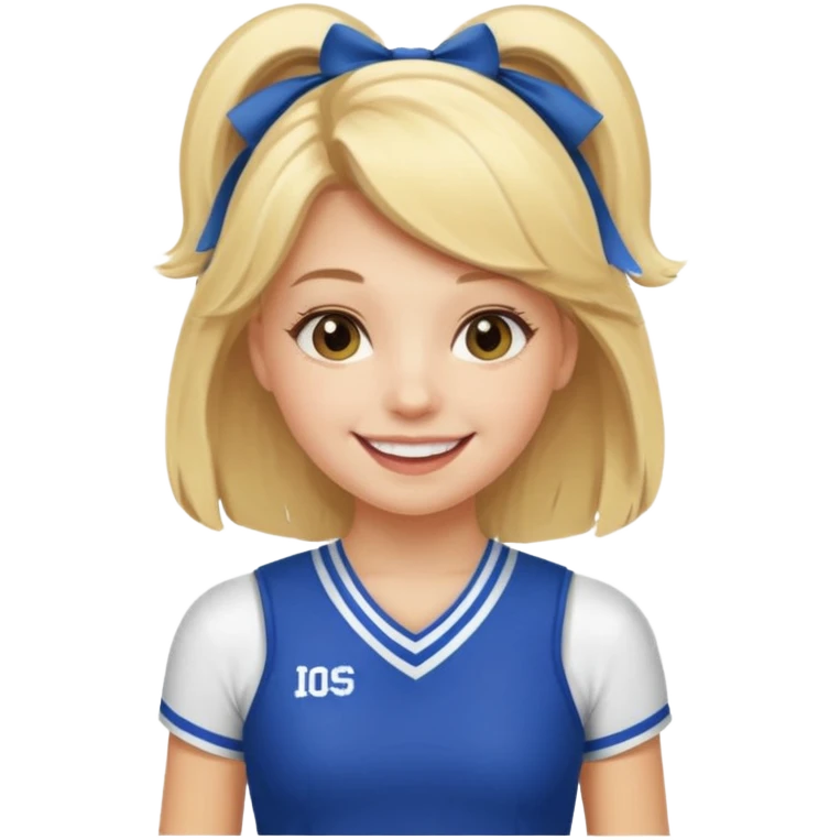 Cheer squad, blonde, Burnett  emoji